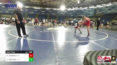 144 lbs Semifinal - Charlie DeSena, Spartan RTC@LHP vs Jason Worthley, Sanderson Wrestling Academy