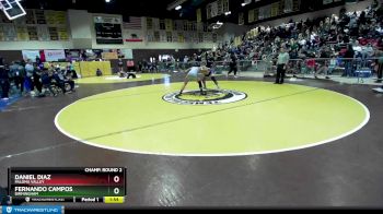 182 lbs Champ. Round 2 - Fernando Campos, Birmingham vs Daniel Diaz, Paloma Valley