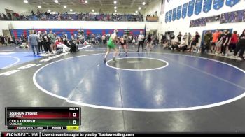144 lbs Quarterfinal - Joshua Stone, Post Falls vs Cole Cooper, Lakeland