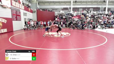 120 lbs Quarterfinal - Alex Choo, St. John's School vs Zach Golle, St. Mark's School Of Texas