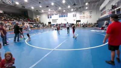77-82 lbs Round 2 - Wesley Barnes, Big Horn Middle School vs Elijah Miracle, Dean Morgan