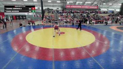 138 lbs Quarterfinal - Gianna Amendola, East Stroudsburg University vs Paige Jackson, Lock Haven University