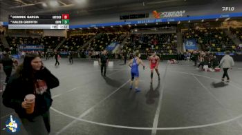 157 lbs Quarterfinal - Dominic Garcia, Antioch vs Kaleb Griffith, Creighton Preparatory School