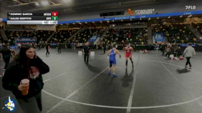 157 lbs Quarterfinal - Dominic Garcia, Antioch vs Kaleb Griffith, Creighton Preparatory School