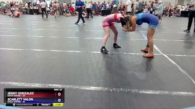 107-110 lbs Round 3 - Jenny Gonzalez, Eagle Empire vs Scarlett Valon, Eagle Empire