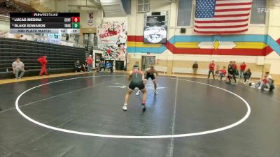 157 lbs 3rd Place Match - Lucas Medina, Central vs Blake Edwards, Thunder Basin