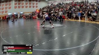 157 lbs Champ. Round 2 - Kyle Jelinek, Davison vs Joey DiTullio, Elder