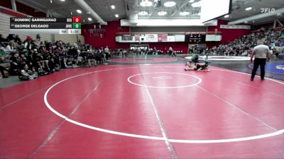 138 lbs Champ. Round 2 - Dominic Garingarao, Benicia vs George Delgado, Jesse Bethel High School