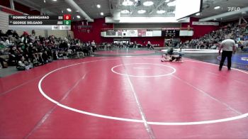 138 lbs Champ. Round 2 - Dominic Garingarao, Benicia vs George Delgado, Jesse Bethel High School