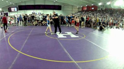 96 lbs Cons. Round 3 - AJ Bechlem, Eagle Club vs Masyn Volkman, Wrestling Factory