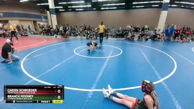 48-49 A Round 2 - Caiden Schroeder, Texas Elite Wrestling Club vs Branch Mooney, Cypress Wrestling Club