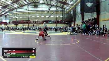 130 lbs Cons. Round 3 - Abby Miller, Bixby vs Rachel Smith, Hernando