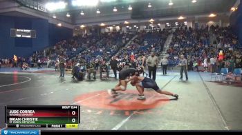 190 lbs Champ. Round 3 - Brian Christie, St Joseph Metuchen vs Jude Correa, Wyoming Seminary