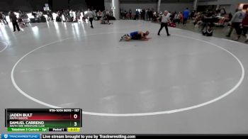 157 lbs Cons. Round 2 - Jaden Bult, South Dakota vs Samuel Carreno, South Side Wrestling Club