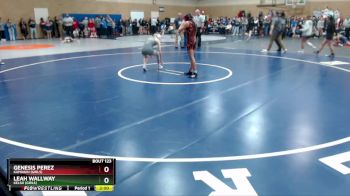 105lbs Champ. Round 1 - Leah Wallway, Kelso (Girls) vs Genesis Perez, Kamiakin (Girls)