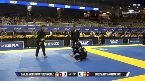 Cristyan Devanir Martins vs Carlos Andres Quintero Sanchez 2026 Pan Jiu Jitsu IBJJF Championship