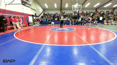 138 lbs Quarterfinal - Abigail Jones, Bixby JH Girls vs Ki`Morah Cathey, Tulsa Union Girls