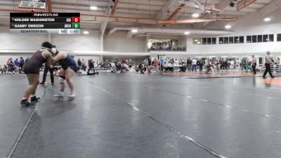 235 lbs Quarterfinal - Gabby Oregon, Archbold High School vs Khloee Washington, Elyria High School