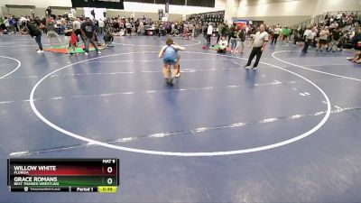 120 lbs Cons. Round 6 - Grace Romans, Best Trained Wrestling vs Willow White, Florida