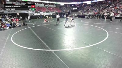 D3-157 lbs Champ. Round 1 - Seth Race, Cedar Grove-Belgium vs Connor Mentink, Oostburg