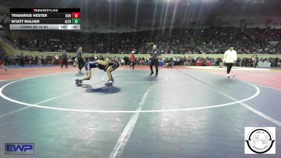 92 lbs Consi Of 16 #1 - Tradarius Hester, Clinton, Ok vs Wyatt Walker, Altus JH