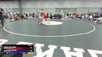 285 lbs Round 1 (8 Team) - Koen Mattern, Washington vs Clayton Frehn, Kansas Blue