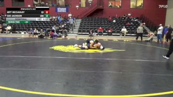 197 lbs Semifinal - Jett MCcauley, Keiser University vs Gio Jackson, Life University