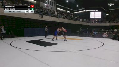 295 lbs Round Of 16 - John Robyck, Pine City vs Riley Miller, Robinson