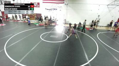 100 lbs Round 2 - Esmeralda Clavel, Grand Terrace vs Noellie Ramos, Threshold WC