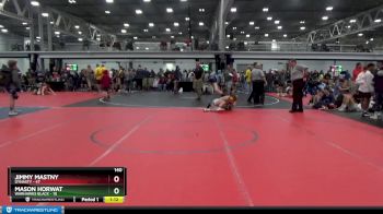 140 lbs Round 1 (6 Team) - Jimmy Mastny, Dynasty vs Mason Horwat, Warhawks Black
