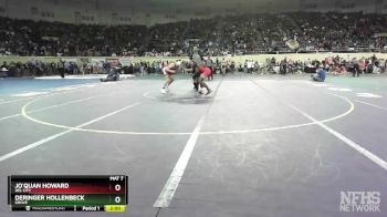 5A-144 lbs Quarterfinal - Jo`Quan Howard, Del City vs Deringer Hollenbeck, Grove