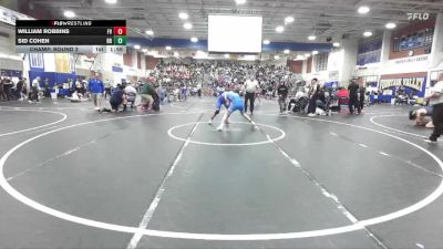 120 lbs Champ. Round 2 - William Robbins, Fountain Valley vs Sid Cohen, Rancho Bernardo