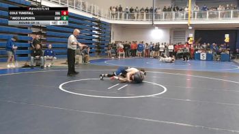 121 lbs Round Of 16 - Cole Tunstall, Shaler Area vs Nico Kapusta, Hempfield Area