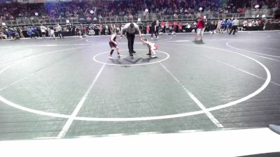 64 lbs Consi Of 8 #2 - Clay Blankenship, Mustang Bronco Wrestling Club vs Levi Kamp, Bulls