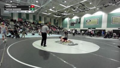 144 lbs Cons. Semi - Ayers Reich, Cathedral Catholic vs Nathan Banaszek, Bonita Vista