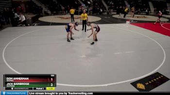 132 lbs Cons. Round 2 - Dom Ammerman, Holmen vs Jack Bainbridge, Hastings