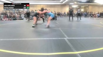 165 lbs Round Of 16 - Leila Millanes, Red Mountain WC vs Nayeli Nunez, Scotsmen WC