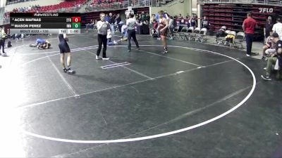 130 lbs Cons. Semi - Acen Mafnas, 2TG vs Mason Perez, IronHawk Wrestling Academy