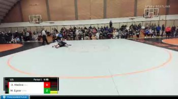 125 lbs Quarterfinal - Ayana Medina, Hillsboro vs Miah Egner, Crescent Valley