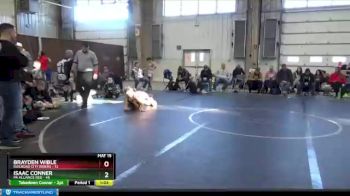 100 lbs Round 5 (8 Team) - Isaac Conner, PA Alliance Red vs Brayden Wible, Railroad City Riders