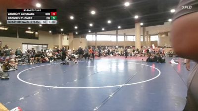 108 lbs Quarterfinals (8 Team) - Zachary Gonzales, North DeSoto Blue WA vs Bronsyn Thomas, Eagle Wrestling Academy