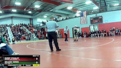 144 lbs Quarters & Wb (16 Team) - Braden Gerke, East Side vs Avery Stanley, Rensselaer Central