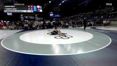 120 lbs Cons. Sub-rd Of 16 - Aaron Meza, CA vs Joseph Leick, IA