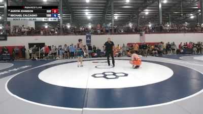 92 kg Champ. Rd Of 32 - Austin Johnson, Cowboy RTC vs Michael Calcagno, Tar Heel Wrestling Club