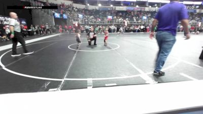 40 lbs 3rd Place - Braxtyn Seely, Richmond vs Wenston Quillin, Chickasha Youth Wrestling