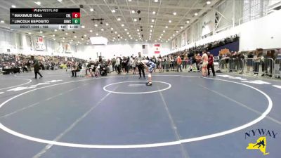 188 lbs Champ. Round 1 - Maximus Hall, Club Not Listed vs Lincoln Esposito, Dark Horse Wrestling Club