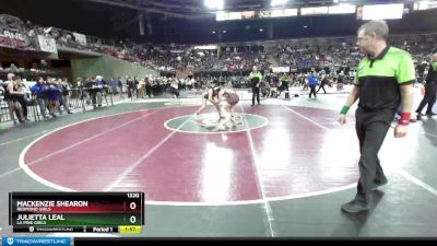 132G Semifinal - MacKenzie Shearon, Redmond Girls vs Julietta Leal, La Pine Girls