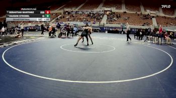 150-D1 Quarterfinal - Sebastian Martinez, Corona Del Sol High School vs Vaughn Strobel, Casteel High School