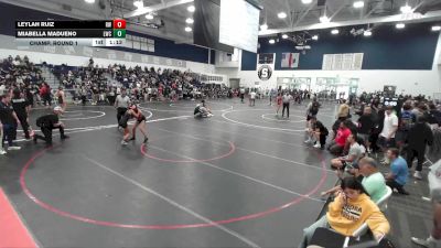 110 lbs Champ. Round 1 - Miabella Madueno, Legacy Wrestling Center vs Leylah Ruiz, Reign WC