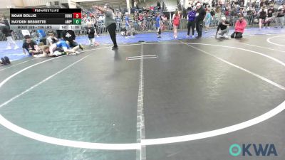 106 lbs Semifinal - Noah Bollig, Duncan Demon Wrestling vs Hayden Bessette, Amped Wrestling Club